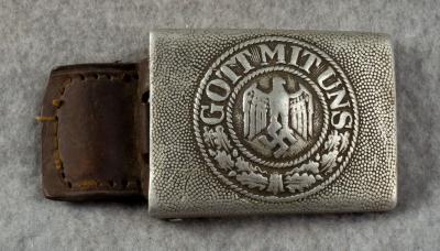 WWII German WH Army Belt Buckle RS&S