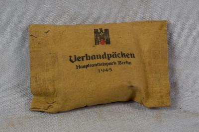 WWII German Red Cross Field Dressing Bandage 1945