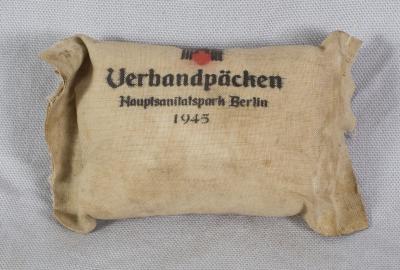 WWII German Red Cross Field Dressing Bandage 1945