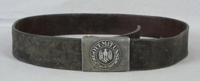 WWII German Army Belt & Buckle 