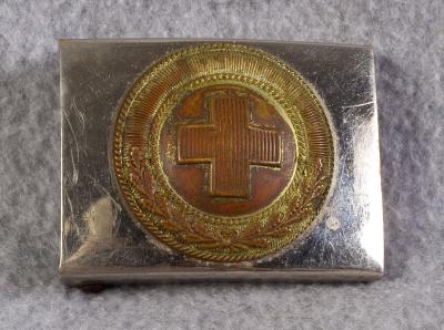 German DRK Red Cross Enlisted Belt Buckle