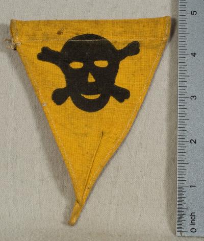 WWII German Mine Field Marking Flag 