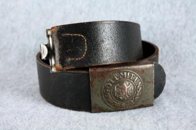 WWII German Army Belt & Buckle 