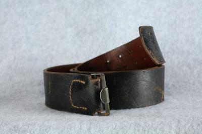 WWII German Army Leather Equipment Belt