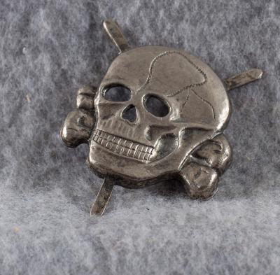 SS Visor Cap Skull Repro