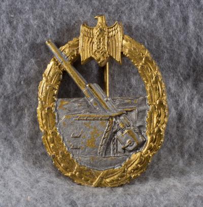 German Coastal Artillery Badge Reproduction