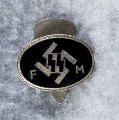 German FM SS Donation Button Hole Pin Reproduction