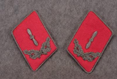 Luftwaffe Engineers Leutnant Collar Tabs