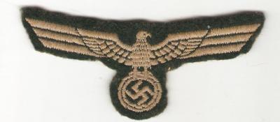 WWII Patch German Army Breast Eagle