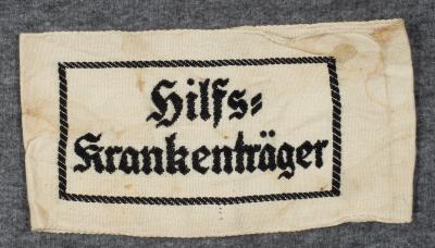 German Auxiliary Stretcher Bearerâ€™s Armband