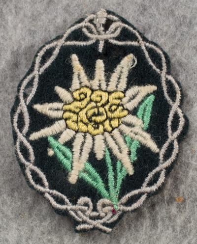 WWII German Edelweiss Patch