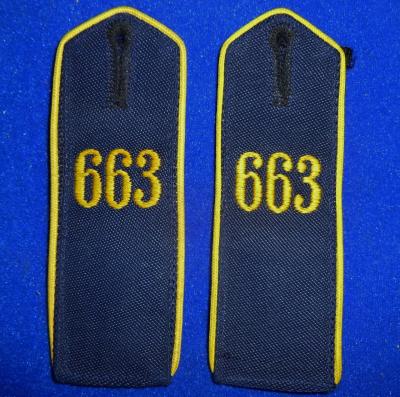 Marine Bann 663 HJ Shoulder Boards Pair