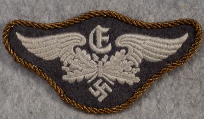 Luftwaffe Flak Range Finder Trade Badge