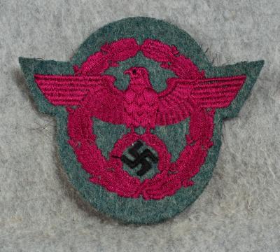 WWII German Fire Police Sleeve Eagle 