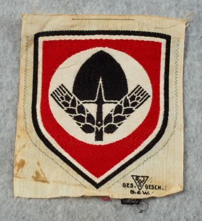 WWII German RAD Sports Shirt Insignia Patch