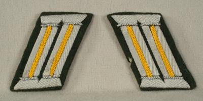 German Cavalry Officer Collar Tabs