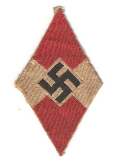 HJ Hitler Youth Sleeve Diamond