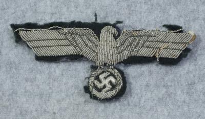 German Army Officer Bullion Breast Eagle