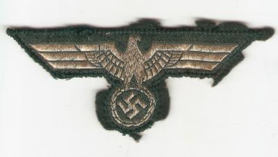 WWII Patch German Army Breast Eagle