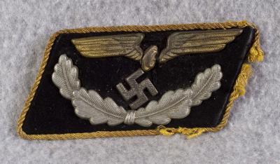 WWII Reichsbahn Collar Tab Officer