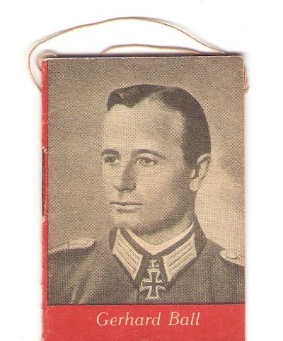 WHW Booklet Gerhard Ball Knights Cross Recipient