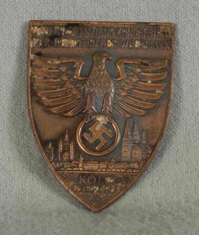 NSDAP Day Badge Koln 1933 Tinnie