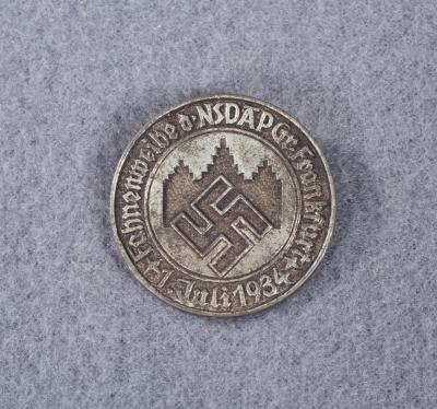 Frankfurt Fahnenweihe NSDAP 1934 Tinnie 