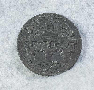 WWII German Reichsparteitag Tinnie 1937