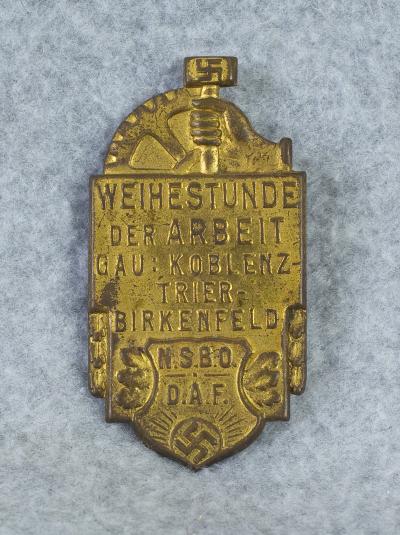 NSBO Tinnie Weihestunde der Arbeit Gau Koblenz
