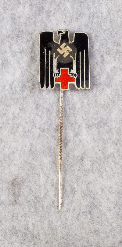 DRK German Red Cross Membership Stick Pin Badge