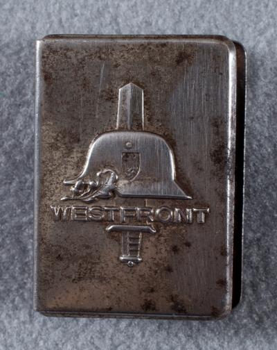 WWII German Westfront Matchbook Safe