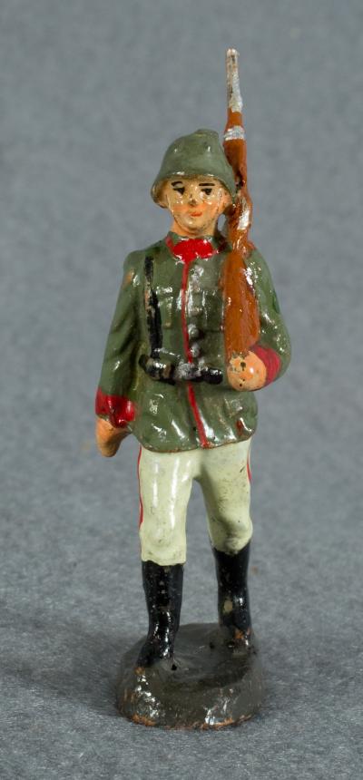 WWI Marching German Soldier Elastolin