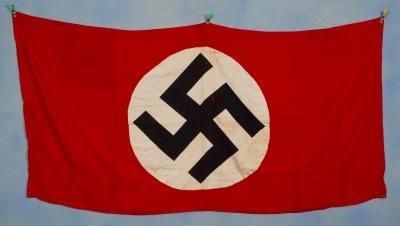WWII German Vehicle ID Banner Flag