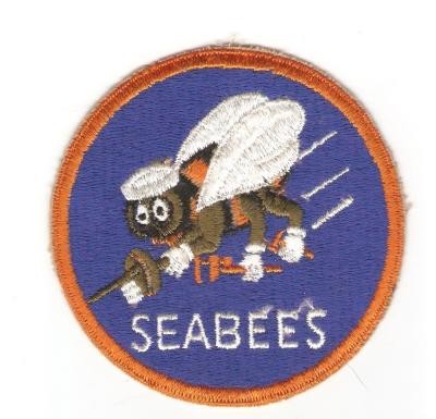 Seabees CB PX Patch Large