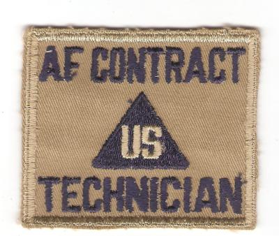 Air Force Contract Technician Patch