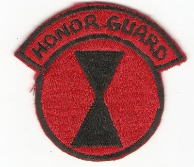 Patch 7th Infantry Division Honor Guard