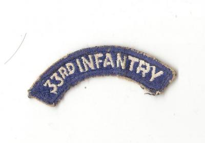 US Army 33rd RCT Patch Tab