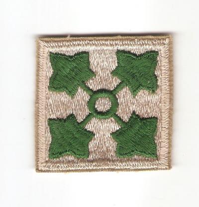 US Army 4th Infantry Division Patch