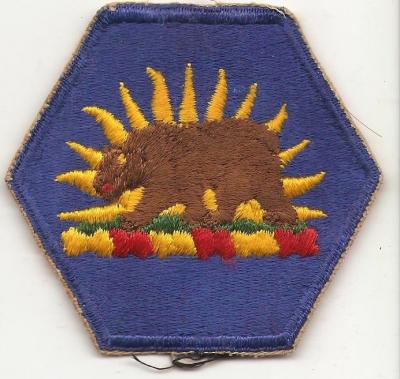 National Guard Patch California