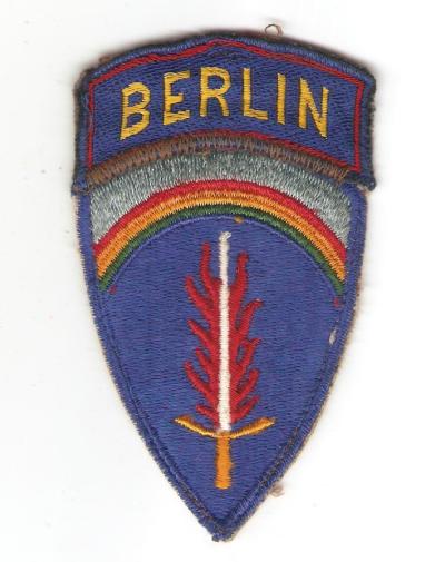 Patch Berlin Brigade 1950's German Made Tab