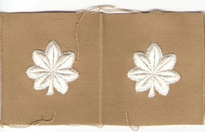 Army Lt. Colonel Rank Tab Set Patches