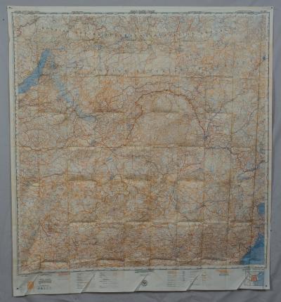 Air Force Escape & Evasion Map Mongolia NE China