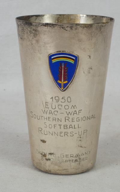 WAC European Command 1950 Softball Trophy Cup