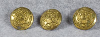 Post WWII US Army Uniform Buttons Assmann