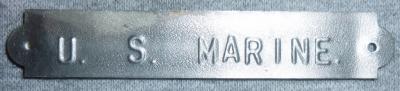 USMC Metal Plate