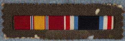 Army Ribbon Bar 2 Place 1950's Washington NG