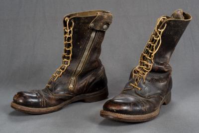 Para-Zip Paratrooper Side Zipper Boots 1950's