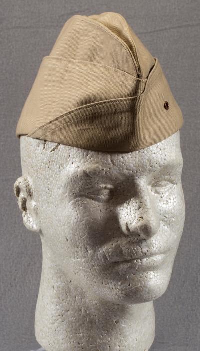 Khaki USMC Marine Garrison Cap 