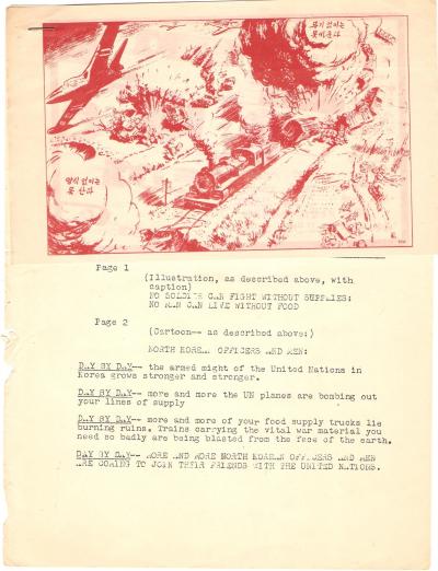 Korean War PSYOPS Propaganda Leaflet #7