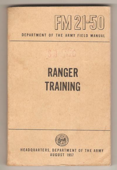 FM 21-50 Field Manual Ranger Training 1957